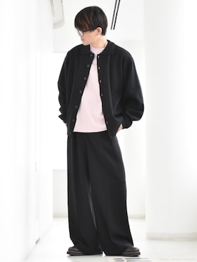 「EMMA CLOTHES（エマクローズ）のアイテム」を使った、y_Oさん（メンズ・168cm）の春コーディネート