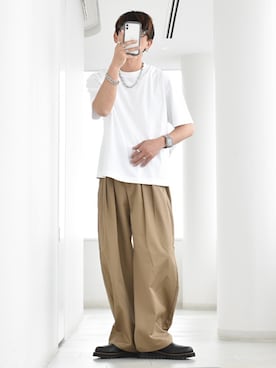「SBG（エスビー）のアイテム」を使った、y_Oさん（メンズ・168cm）の夏コーディネート