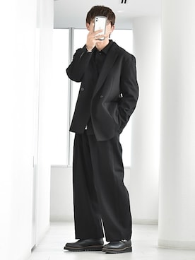 「PLST（プラステ）のアイテム」を使った、y_Oさん（メンズ・168cm）の春コーディネート