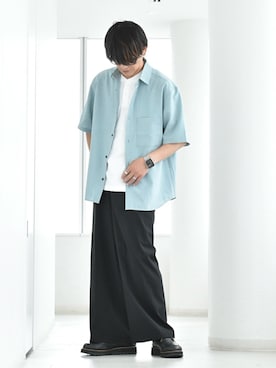 「PLST（プラステ）のアイテム」を使った、y_Oさん（メンズ・168cm）の春コーディネート