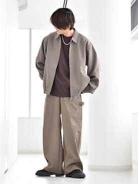 「アイテム（ブーツ）」を使った、y_Oさん（メンズ・168cm）の秋コーディネート