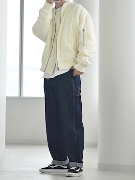 「GLOSTER（グロスター）のアイテム（ジャケット/アウター）」を使った、y_Oさん（メンズ・168cm）の秋コーディネート