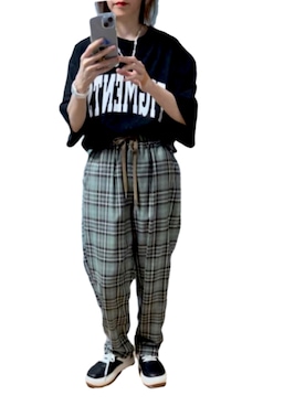 「アイテム（Tシャツ/カットソー）」を使った、ゆぅきさん（レディース・155cm）の夏コーディネート