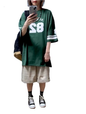 「PairPair（ペアペア）のアイテム」を使った、ゆぅきさん（レディース・155cm）の夏コーディネート