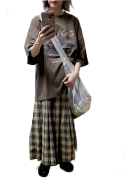 「earth music&ecology（アースミュージックアンドエコロジー）のアイテム」を使った、ゆぅきさん（レディース・155cm）の秋コーディネート