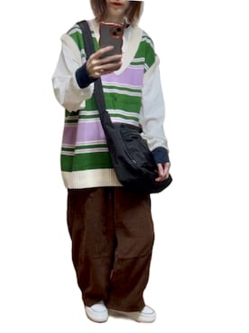 「PairPair（ペアペア）のアイテム」を使った、ゆぅきさん（レディース・155cm）の秋コーディネート