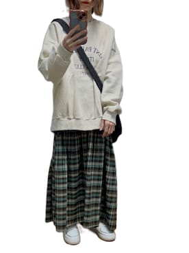 「アイテム（シューズ）」を使った、ゆぅきさん（レディース・155cm）の秋コーディネート