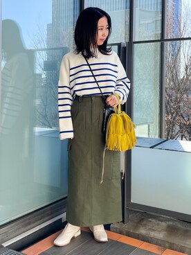 ブルー カーキ の人気ファッションコーディネート Wear