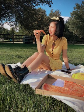 「yellow」｜K’th さん（レディース・168cm）の春コーディネート