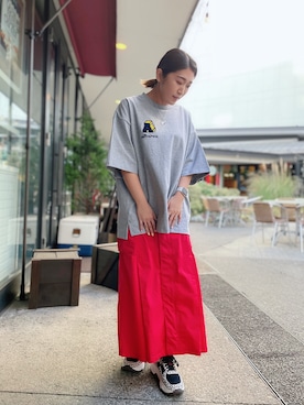 「AVIREX（アヴィレックス）のアイテム」を使った、SAKIさん（レディース・152cm）の春コーディネート