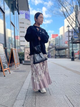 SAKIさん（レディース・152cm）の冬コーディネート