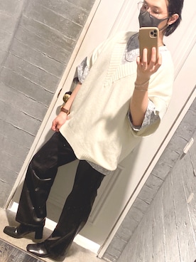 L i aさん（メンズ・166cm）の春コーディネート