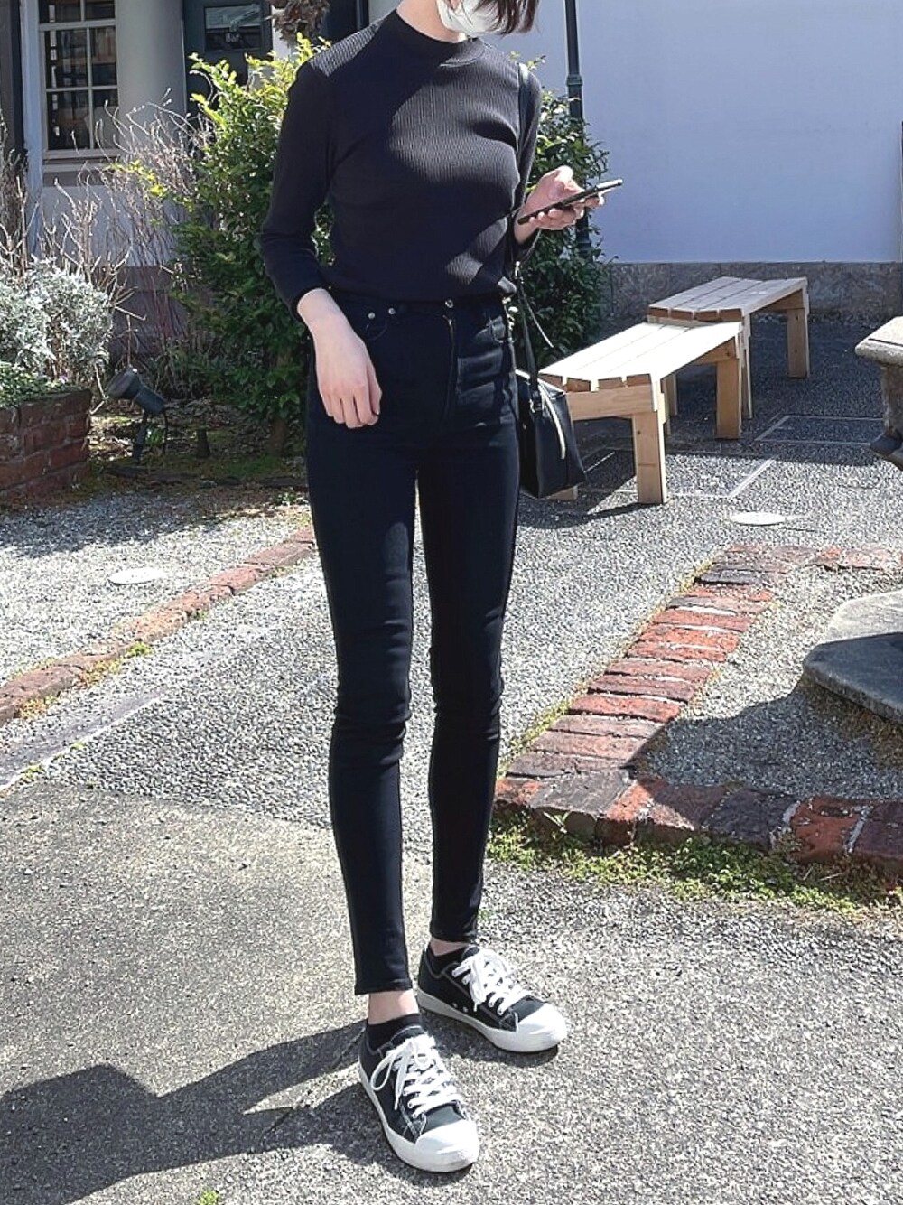 MOUSSY24♡HW Rebirth BLACK SKINNYブラックスキニー｜レディース 