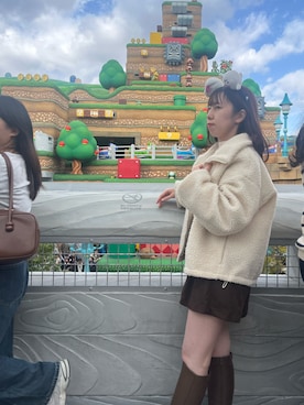 「GLOBAL WORK（グローバルワーク）のアイテム（ブルゾン）」を使った、risaさん（レディース・152cm）の秋コーディネート