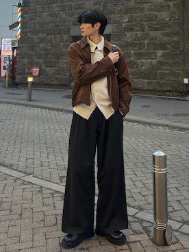 「アイテム（キーホルダー）」を使った、ゆーたさん（メンズ・180cm）の春コーディネート