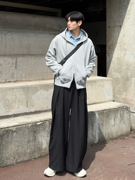 「ADRER（アドラー）のアイテム」を使った、ゆーたさん（メンズ・180cm）の春コーディネート