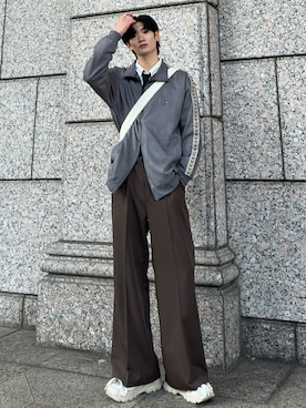 「アイテム（ブルゾン）」を使った、ゆーたさん（メンズ・180cm）の秋コーディネート