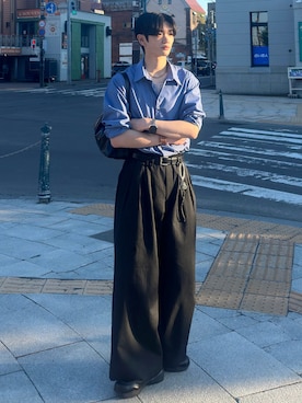 「アイテム（財布/小物）」を使った、ゆーたさん（メンズ・180cm）の秋コーディネート