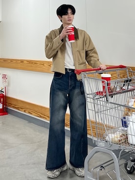 「アイテム（タンクトップ）」を使った、ゆーたさん（メンズ・180cm）の秋コーディネート