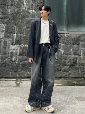 「アイテム（キーホルダー）」を使った、ゆーたさん（メンズ・180cm）の秋コーディネート