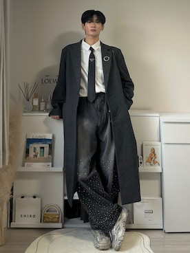 「アイテム（キーホルダー）」を使った、ゆーたさん（メンズ・180cm）の秋コーディネート