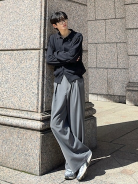「アイテム（メガネ）」を使った、ゆーたさん（メンズ・180cm）の秋コーディネート