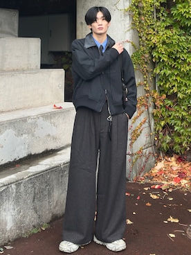 「アイテム（ハンドバッグ）」を使った、ゆーたさん（メンズ・180cm）の秋コーディネート