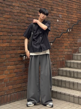 「アイテム（サングラス）」を使った、ゆーたさん（メンズ・180cm）の夏コーディネート