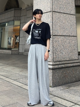 「アイテム（スニーカー）」を使った、ゆーたさん（メンズ・180cm）の夏コーディネート
