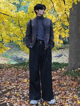 「アイテム（キーホルダー）」を使った、ゆーたさん（メンズ・180cm）の秋コーディネート