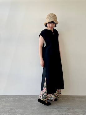 「アイテム（ジャンパースカート）」を使った、ﾆ ｼ ﾜ ｷ  ｼ ﾎさん（レディース・158cm）の冬コーディネート
