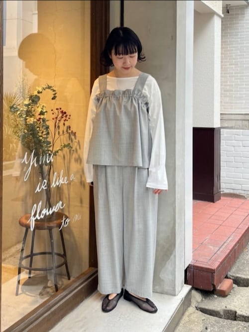△ウォッシャブルサマーウール テーパードパンツ（スラックス
