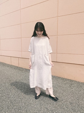 「yuni」｜「アイテム（ワンピース/ドレス）」を使った、ﾆ ｼ ﾜ ｷ  ｼ ﾎさん（レディース・158cm）の夏コーディネート