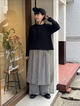 「yuni」｜ﾆ ｼ ﾜ ｷ  ｼ ﾎさん（レディース・158cm）の冬コーディネート