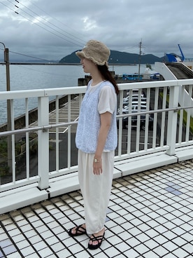 「Teva（テバ）のアイテム」を使った、ﾆ ｼ ﾜ ｷ  ｼ ﾎさん（レディース・158cm）の夏コーディネート