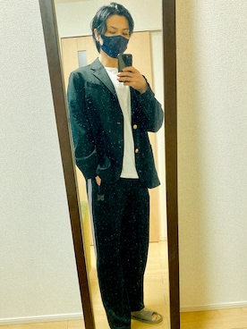 「アイテム（テーラードジャケット）」を使った、kentomaxさん（メンズ・174cm）の夏コーディネート