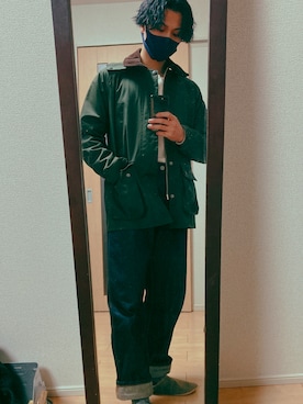 「BEAMS（ビームス）のアイテム（その他アウター）」を使った、kentomaxさん（メンズ・174cm）の春コーディネート