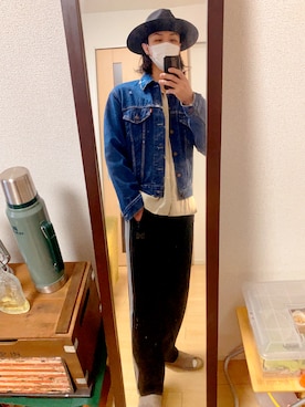 「SHARE PARK（シェアパーク）のアイテム」を使った、kentomaxさん（メンズ・174cm）の春コーディネート