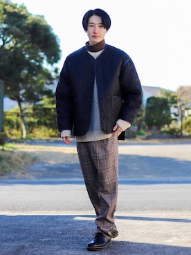 Tシャツ カットソー ブラウン系 を使ったメンズ人気ファッションコーディネート Wear