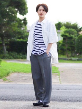 Junya..さん（メンズ・173cm）の夏コーディネート