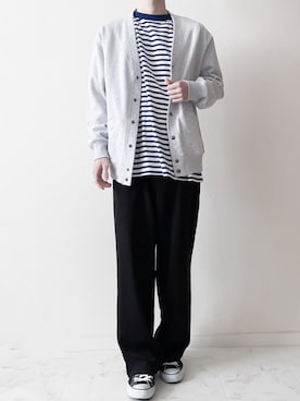 「ITEMS URBANRESEARCH（アイテムズ アーバンリサーチ）のアイテム（セットアップ）」を使った、Junya..さん（メンズ・173cm）の冬コーディネート