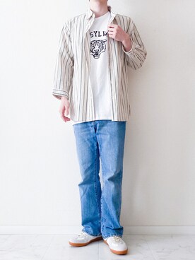「ANGIE（アンジー）のアイテム」を使った、Junya..さん（メンズ・173cm）の春コーディネート