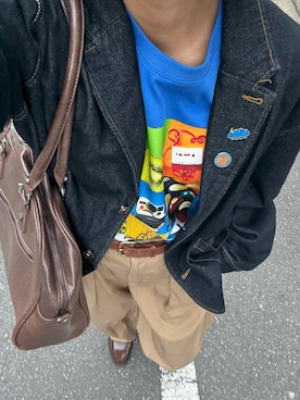 「UNDERSTATEMENTs（アンダーステイトメント）のアイテム」を使った、sonさん（レディース・164cm）の春コーディネート