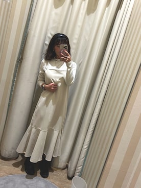 「リアルバイ」｜「アイテム（ワンピース/ドレス）」を使った、mouさん（レディース・159cm）の秋コーディネート