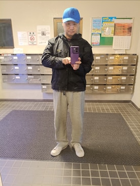 黒野恵（クロノケイ）さん（骨格ストレート・メンズ・173cm）の冬コーディネート