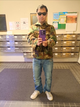 「Ray-Ban（レイバン）のアイテム」を使った、kei kuronoさん（レディース・173cm）の冬コーディネート