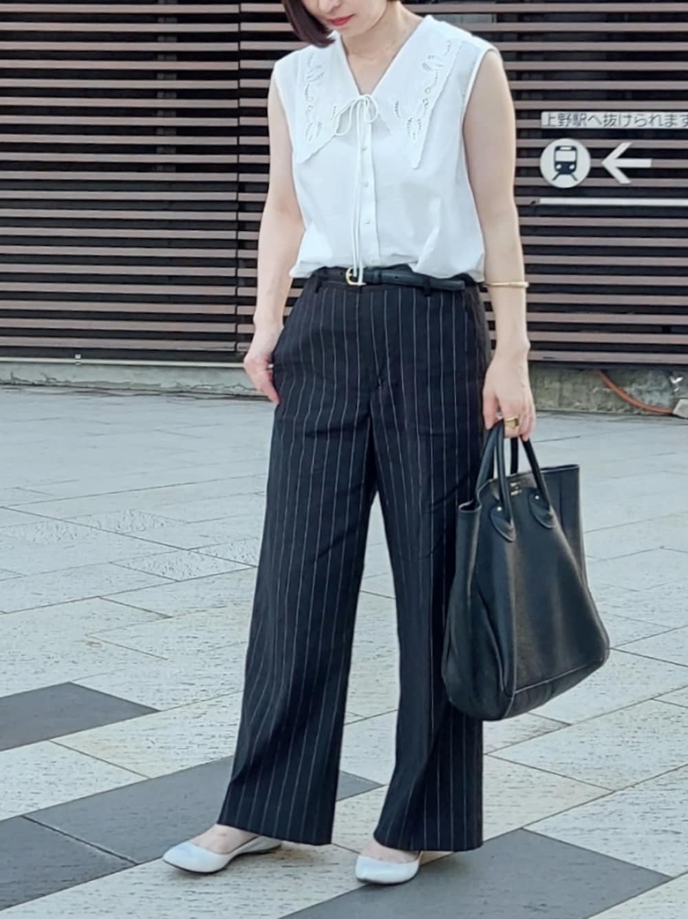 plage（プラージュ）の「Linen stripe SLAX パンツ◇（その他