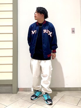 「ペインターパンツ」｜「アイテム（その他アウター）」を使った、Syunさん（メンズ・165cm）の夏コーディネート