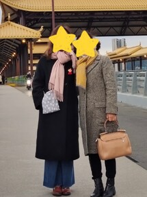 IENA（イエナ）の「ダブルビーバーVネックノーカラーコート◇（ノー