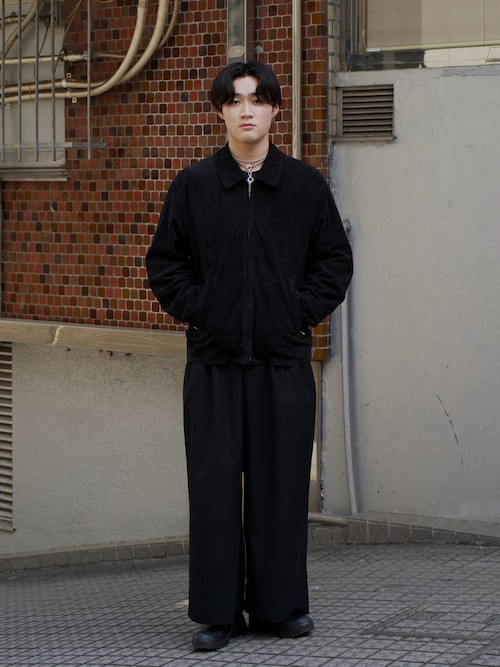 LIDNM SUPER SOFT SHEEP SUEDE ZIP ブルゾン アウター SUPER SOFT